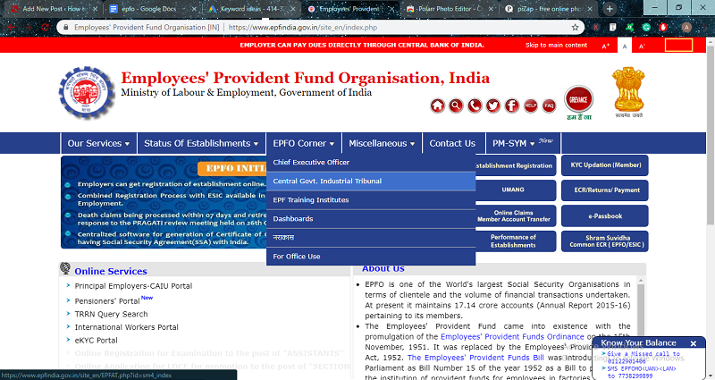 how-check-pf-balance-online
